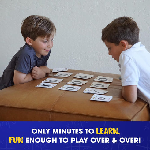 Zobmondo!! Tic Tac Whoa!! 5-in-1 Tic Tac Toe Card Game for Families and Kids