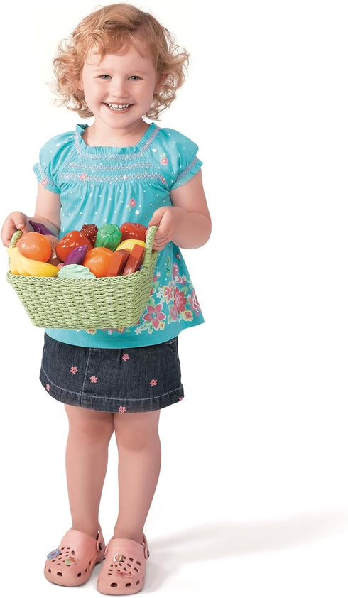 Step2 101-Piece Playset, 2-6 Play Food Assortment, Pretend Kitchen Vegetables, Fruit, Dessert, For Toddlers Ages Years