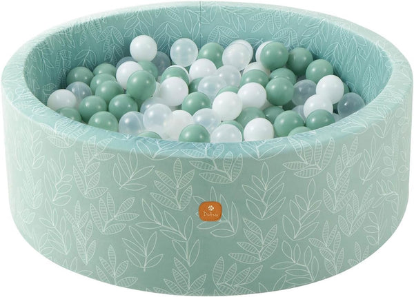 Foam Ball Pit 35.4"x 11.8" for Toddlers, Round Indoor Outdoor Baby Playpen, Ideal Gift for Infants (Balls Not Included)