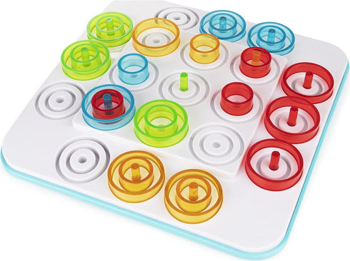Otrio Strategy-Based Board Game for Adults, Families, and Kids Ages 8+, by Marbles Brain Store