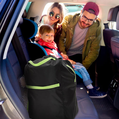 Double Stroller Travel Bag with Gate Check Function Waterproof Stroller Storage Carrier for Airplane Suitable