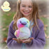 7" World's Softest Plush Duckees - Plush Duckee - Rainbow Duck
