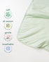 1.0 39"55" PurComfy Supersoft Toddler Comforter, Premium Bamboo Viscose Crib Blanket, Breathable Tog Crib Quilt for All