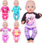 K.T. Fancy 5 Sets Baby Doll Clothes for 14-18 Inch Doll, Baby Doll Accessories for Reborn Doll, Gift for Kids