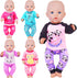 K.T. Fancy 5 Sets Baby Doll Clothes for 14-18 Inch Doll, Baby Doll Accessories for Reborn Doll, Gift for Kids