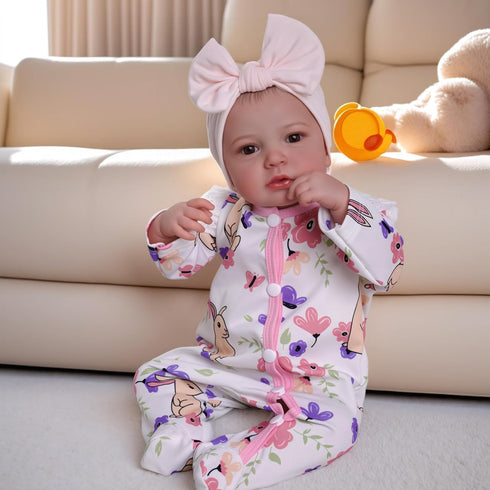 20-inch BABESIDE Reborn Baby Dolls - Cute Soft Vinyl Realistic Baby Doll Real Life Baby Dolls with Complete Accessories