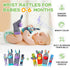 Baby Wrist Rattles Foot Finder Socks Set, Arm Hand Rattle and Ankle Socks for Babies 0-6 Months
