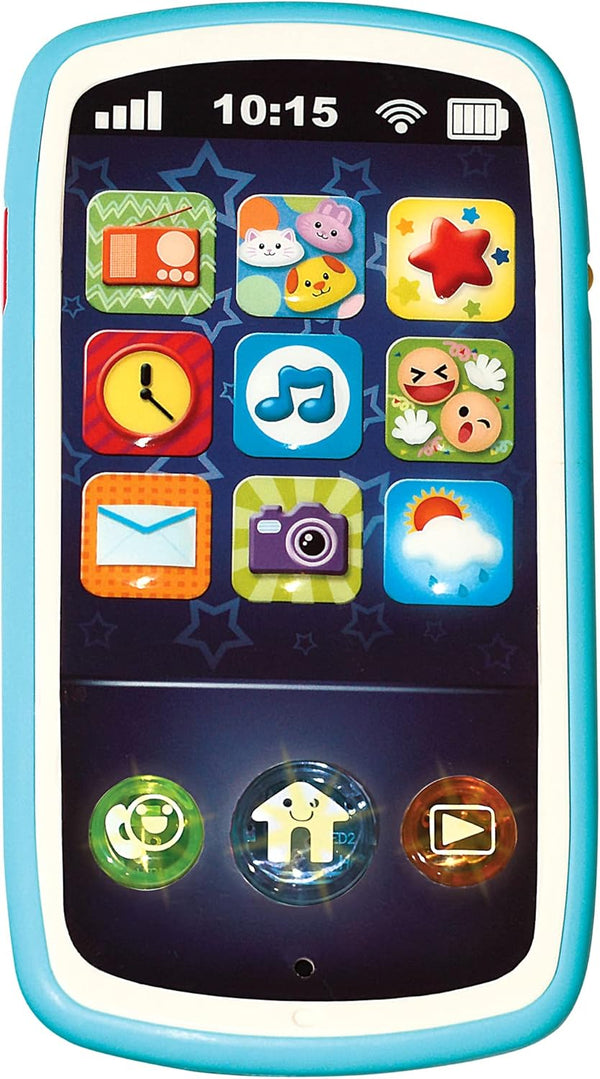 Baby Phone Toy with Record & Playback, Musical Interactive Learning Cell Phone for Kids 6+ Months