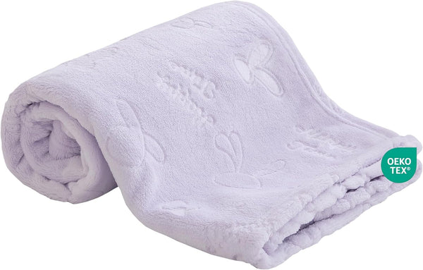 Soft Cozy Fleece Baby Blanket Animal Pattern Fluffy Plush Receiving Blanket for