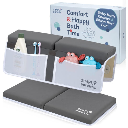 SIMPLY parents. Simply Parents Comfortable Baby Bath Kneeler and Elbow Rest Pad Set -