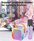 Feix g 1-2 4, 5, 6,7, 8,9,10,11,12+ 1 Mini Karaoke Machine Speaker for Kids Adults,Portable Bluetooth with Wireless
