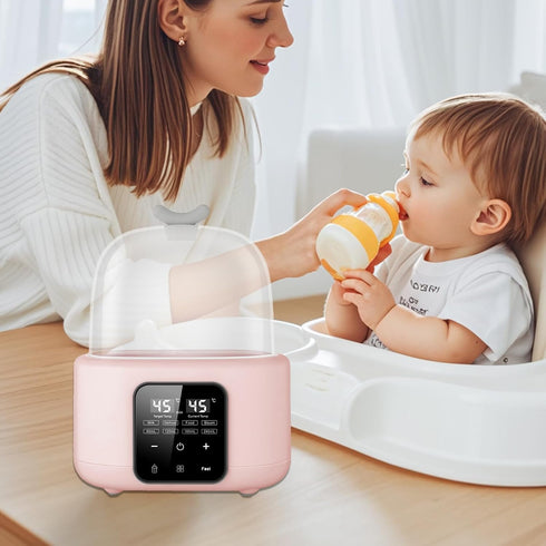 Generic Bottle Warmer - Precise Temperature Control, Milk Defrost Heater, Food Steam, Home Feeding Accessory | Infant