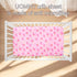 1 Pack UOMNY Crib Sheet,Strawberry Bow Crib Sheets Baby Sheet for Standard Crib and Toddler Mattresses Nursery Bedding
