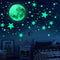 Glow in The Dark Stars for Ceiling, 893PCS Wall Stickers Including Moon and Stars Decor, Glow in The Dark Wall Decals