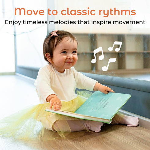 1-3 Cali's Books Dance to Classical Music Book Toddlers Years Old - Nursery Rhymes Musical Book, Headphone Jack