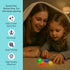 Set 4-in-1 Glow-in-The-Dark Dice Game Light-Up Party Dice for Kids & Adults Includes Korean Gonggi Game, Gift Tin