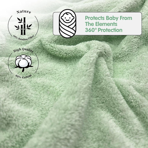 4 Packs (4Pack) Hooded Baby Towels, Premium Soft Baby Bath Towels with Hood for Babies, Toddler, Infant - Ultra