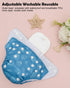 12pounds 6pcs 12 6SVB132 ALVABABY Baby Pocket Newborn for Less Than Baby Snaps Cloth Diapers Nappy with Inserts