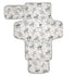 CHUROUSY Cowboys Horse Western Portable Diaper Changing Pad with Wipes Holder, West Desert