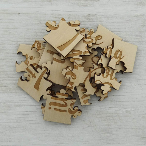 You're Going to Be Grandparents Again - 15 Piece Basswood Jigsaw Puzzle for Surprise Pregnancy Announcement
