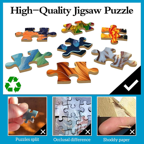 500 Puzzles for Adults Pieces, Jigsaw Puzzle for Adults, Fun Challenging Family Puzzle -Warm Fall Sun Puzzles