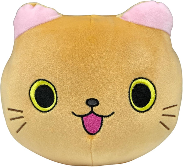 Orange Cat Plush - Pineapple Cat Stuffed Animals, Cute Soft Kitten Squishy Pillow Plush Toys for Kids, 10 Inch