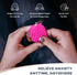 HedgeHog Mini Keychain - Soft, Smooth, Lightweight & Silent Fidget Toy for Stress Relief