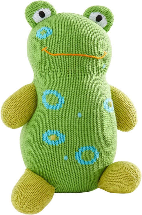 Fair Trade Organic Stuffed Animal - Flop The Frog for Cuddly Comfort