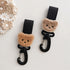 PLCPDM Pram Pet Cart Hook Hooks Strap with Clip for Hanging Diaper Bag Shopping Bags Multipurpose Hooks