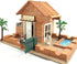 560 Cayway Mini Red Wall Bricks - Pcs, Ideal for Landscaping, Dollhouse Miniature Gardens