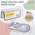 Small Steps Elbow Set Bath Kneeler and Rest Pad Ergonomic Baby Bath Kneeling Pad with Memory Foam and Non-Slip Design