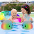 Light Up Toddla Whale Bath Toy Sprinkler for Kids Age 1-8, Mold Free Bathtub Water Pool Shower Toys for Babies