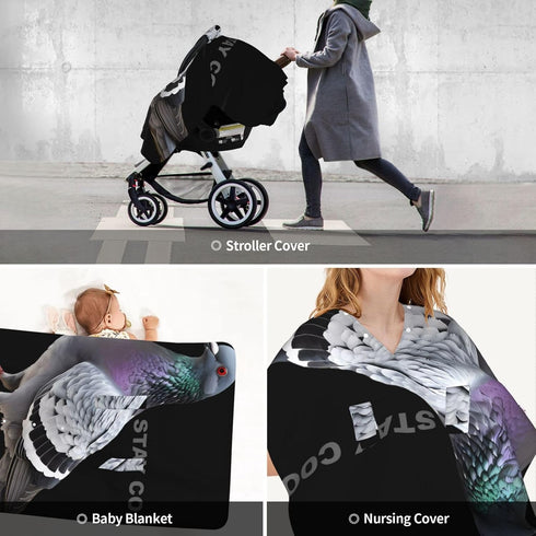 CQMZJHU Pigeon Stay Coo Baby Car Seat, Rain Shelter, Multifunctional Nursing Cover for Newborns, Mother Care