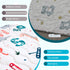 Wirhao 50'' 50'' Baby Play Mat for Floor, x Thicken Foam Soft Padded Mat for Baby, Playpen Mat for Toddlers Infant
