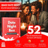 Date Night Box: 52 Fun & Adventurous Scratch-Off Ideas for Couples - Romantic Gift for Birthday, Anniversary