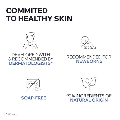 Uriage Baby Body Wash & Scalp With Organic Edelweiss & Shea Butter, Gently Cleanses & Preserves The Hydrolipidic Film