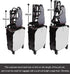 saicheek 5.6" 7.9" 13.8" Toddler Travel Suitcase Seat with Anti-Slip Rope,Ride on luggage for Kids, Size L x W x H: L x