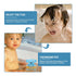 Bath Thermometer Bear Shape Sky-Blue Floating Bath Water Temperature Sensor for Safety Bathing Accessories