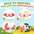 Sets 4-8, 4-6 PLAY Farm Animals Clay for Kids Ages Color Dough Kit with Animal Molds, Non-Toxic & Safe Toys Gifts