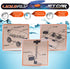 Heebie Jeebies Liquifly Jet Car, Water Powered Race Car with Air Pump, STEM Activity for Kids Ages 6+