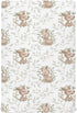 Wassud Cute Kangaroo Crib Sheets for Boys Girls Breathable Crib Mattress Sheet Pack