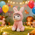 BABOLI 10 Inches Cuddly Husky Stuffed Animals Soft Toys with Adorable Bunny-Style Clothes Super Cute Husky Dog Plush