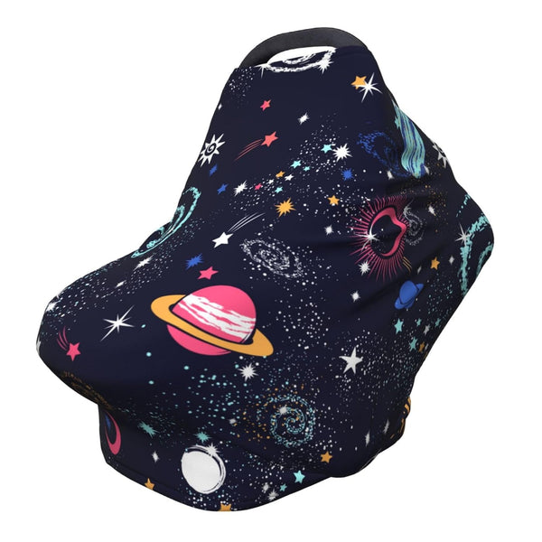 Schgap Space Galaxy Car Seat Cover for Babies Nursing Cover Breastfeeding Baby Carrier