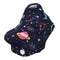 Schgap Space Galaxy Car Seat Cover for Babies Nursing Cover Breastfeeding Baby Carrier
