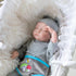 Pinky Reborn Dolls - 19 Inch Lifelike Baby Dolls, Silicone Full Body Eyes Closed Sleeping Newborn Baby