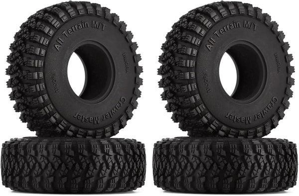 INJORA 1.0 Tires-S3 All Terrain Crawler Tires - Upgrade Parts for TRX4M SCX24 AX24 FCX24, 58 * 20mm