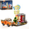 Lumibricks City Sunset-Stopover Lighting-Building-Bricks Set - Road Trip Car Station Modular Collection
