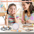 MGparty 13, Set Baby Musical Instruments for Toddlers Montessori Wooden Music with Drum Flute Clarinet Bells Cymbals