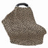 Forchrinse Leopard Cheetah Animal Print Baby Car Seat Canopy for Boys Girls - Soft Nursing Breastfeeding Cover Stroller