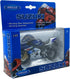 Welly Die Cast Motorcycle, Blue, Suzuki GSX-R750, 1:18 Scale